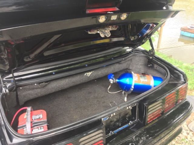 1990 Blue Ford Mustang Convertible