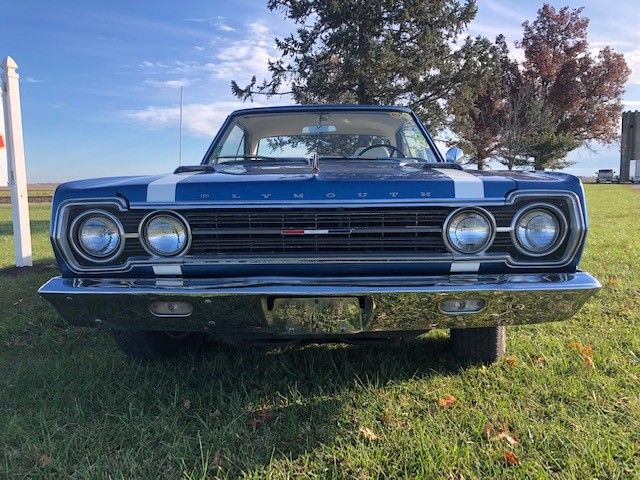 1967 Blue Plymouth GTX Coupe