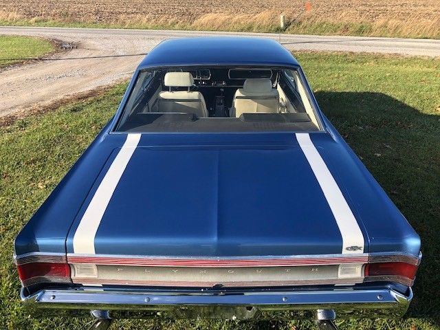 1967 Blue Plymouth GTX Coupe