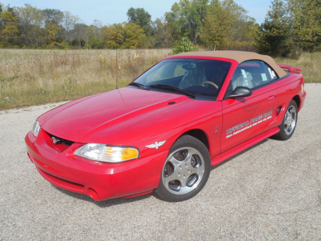1994 Rio Red Ford Mustang Convertible