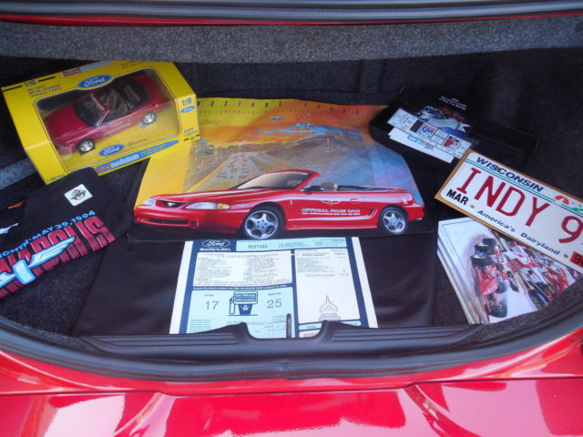 1994 Rio Red Ford Mustang Convertible