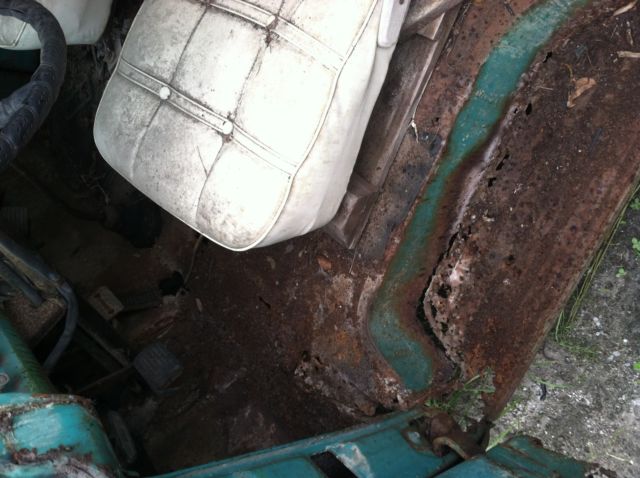 1960 Green / Patina Ford F-100 Step Side Pick Up Truck