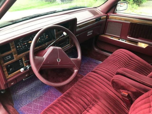 1988 Burgundy Chrysler New Yorker Sedan