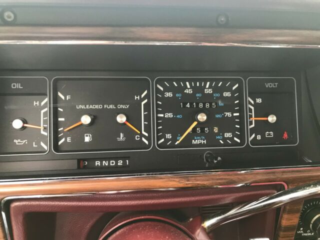 1988 Burgundy Chrysler New Yorker Sedan