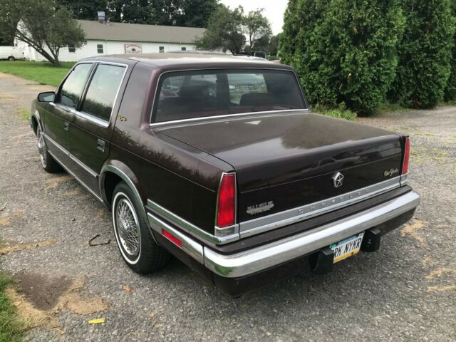 1988 Burgundy Chrysler New Yorker Sedan