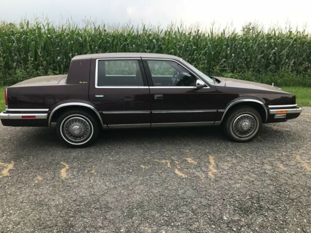 1988 Burgundy Chrysler New Yorker Sedan