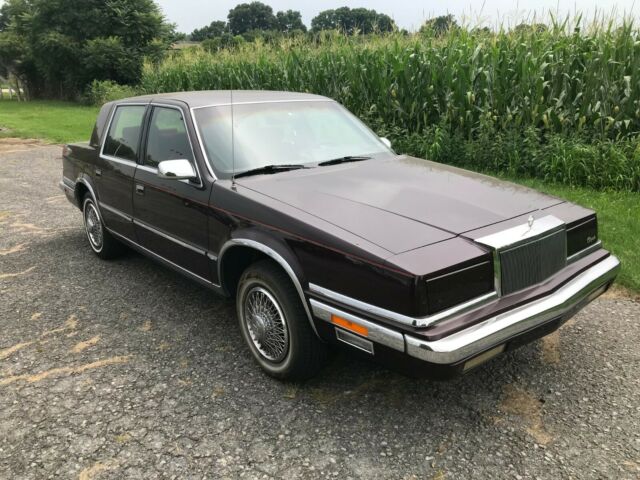 1988 Burgundy Chrysler New Yorker Sedan