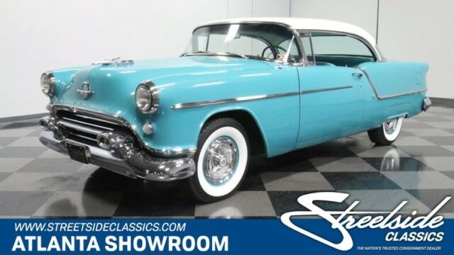1954 Blue Oldsmobile Eighty-Eight Hardtop