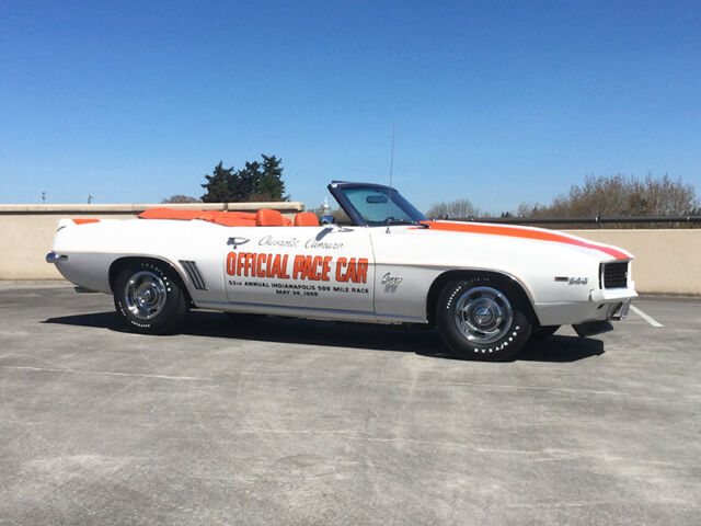 1969 Dover White Chevrolet Camaro Convertible