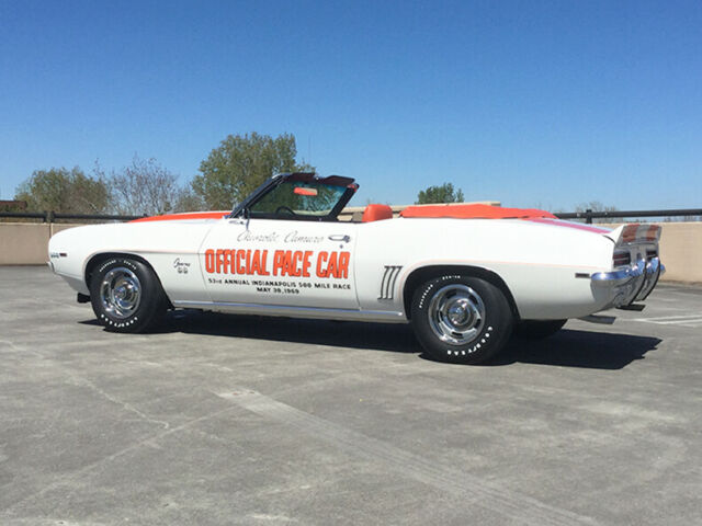 1969 Dover White Chevrolet Camaro Convertible
