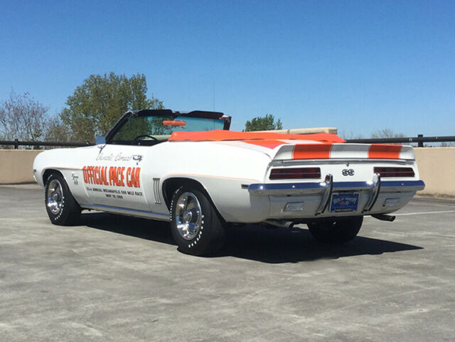 1969 Dover White Chevrolet Camaro Convertible