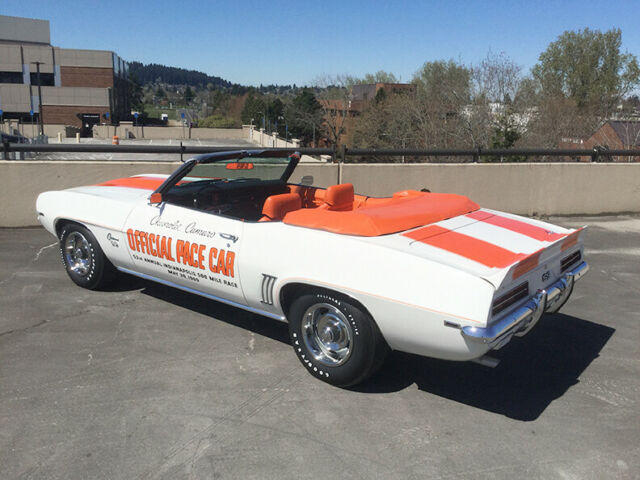 1969 Dover White Chevrolet Camaro Convertible