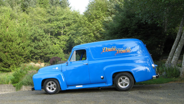 1954 Grabber Blue Ford F-100 Panel
