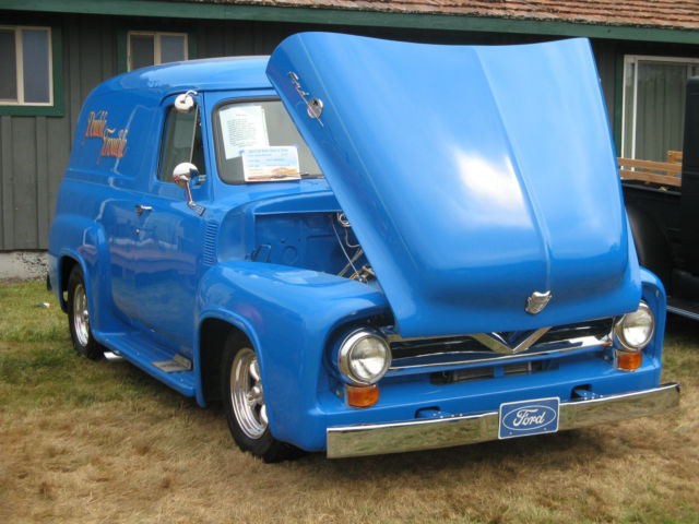 1954 Grabber Blue Ford F-100 Panel