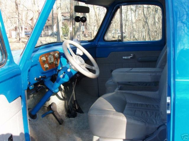 1954 Grabber Blue Ford F-100 Panel