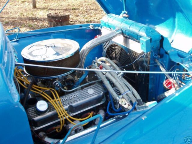 1954 Grabber Blue Ford F-100 Panel