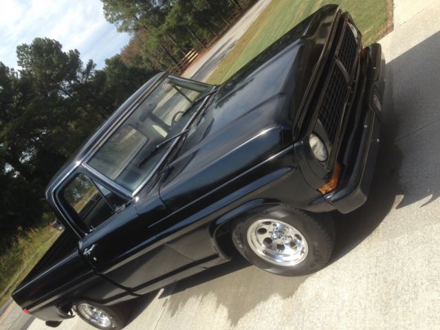 1970 Black Ford F-100 Standard Cab Pickup