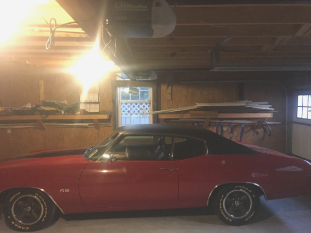 1971 Red Chevrolet Chevelle Coupe
