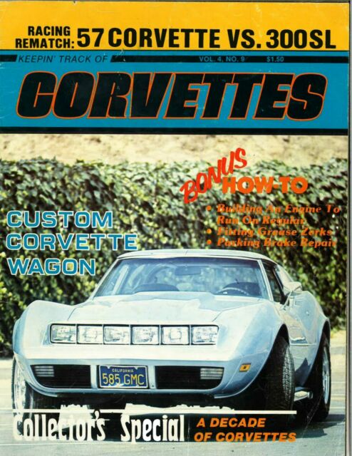 1973 Pearl ice blue Chevrolet Corvette Hatchback