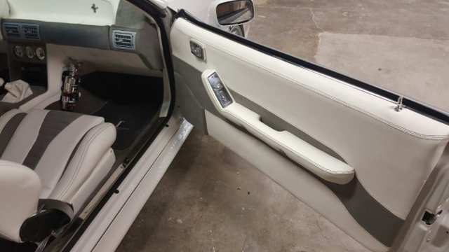 1989 White Ford Mustang Convertible