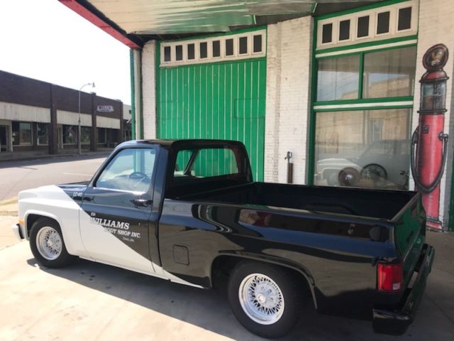1984 Black/White Chevrolet C-10 Standard Cab Pickup