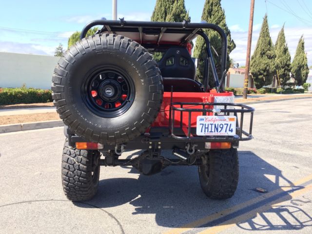 1976 Red Toyota Land Cruiser Convertible