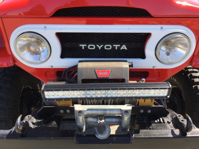 1976 Red Toyota Land Cruiser Convertible