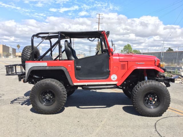 1976 Red Toyota Land Cruiser Convertible