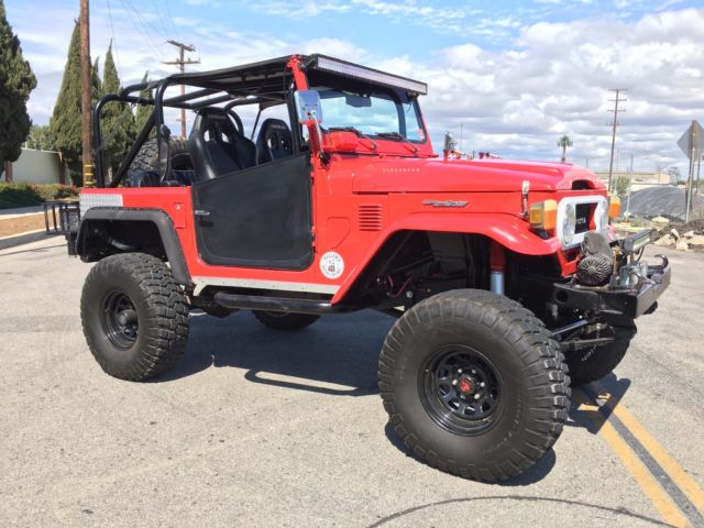 1976 Red Toyota Land Cruiser Convertible