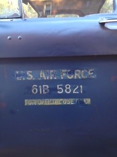 1961 USAF Blue & White Ford F-100 Standard Cab Pickup