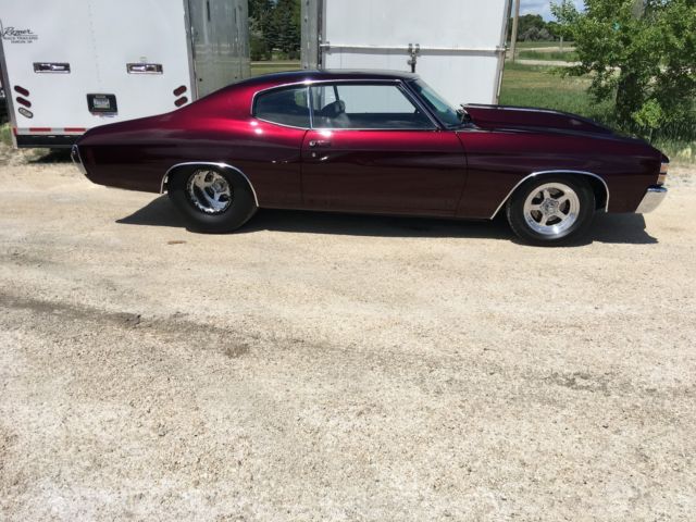1971 Candy Burgundy Chevrolet Chevelle Coupe