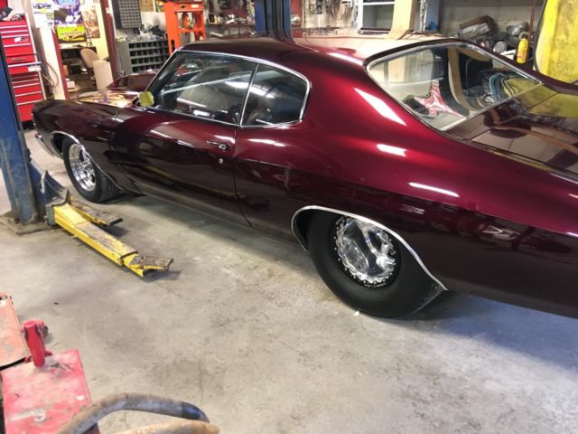1971 Candy Burgundy Chevrolet Chevelle Coupe
