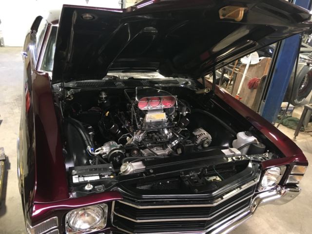 1971 Candy Burgundy Chevrolet Chevelle Coupe