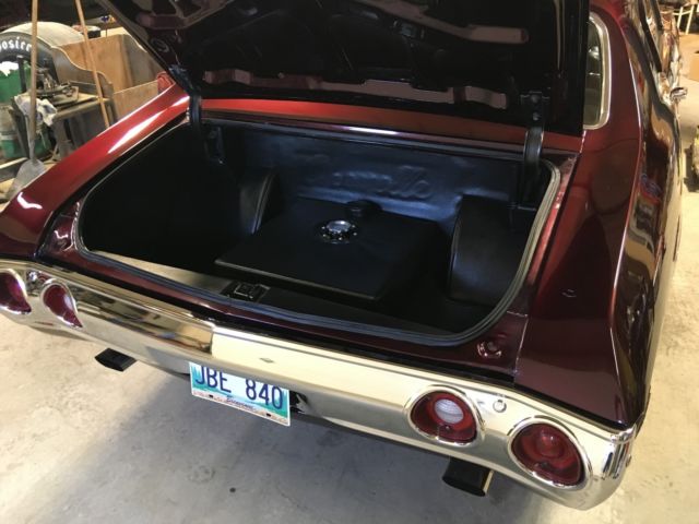 1971 Candy Burgundy Chevrolet Chevelle Coupe