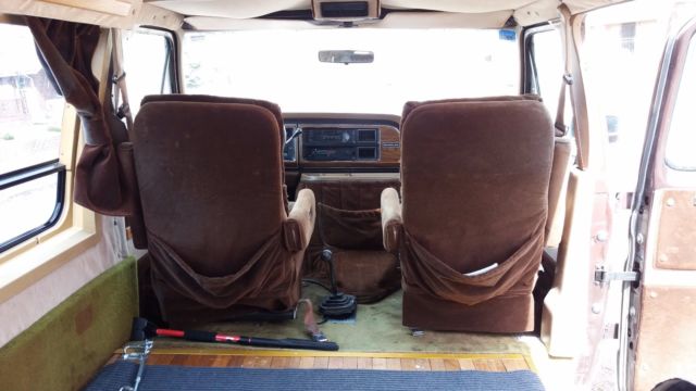 1989 Brown Ford E-Series Van Van Camper