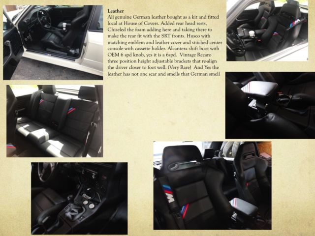 1989 White custom BMW M3 Coupe