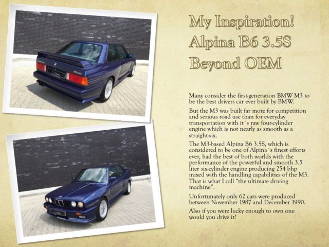 1989 White custom BMW M3 Coupe