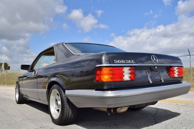 1987 Gray Mercedes-Benz 500-Series Coupe