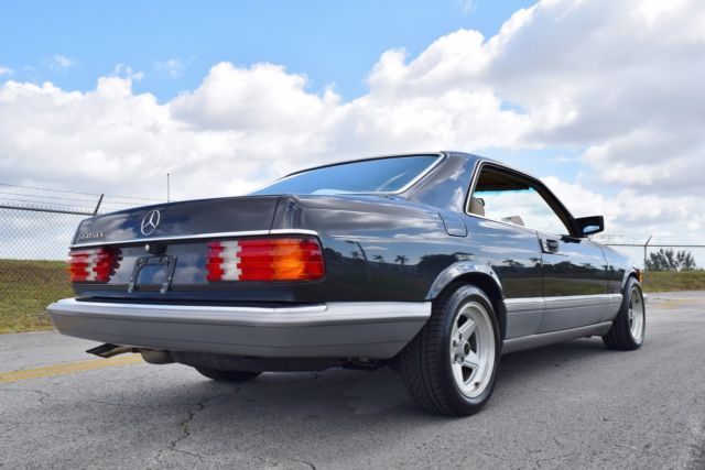 1987 Gray Mercedes-Benz 500-Series Coupe