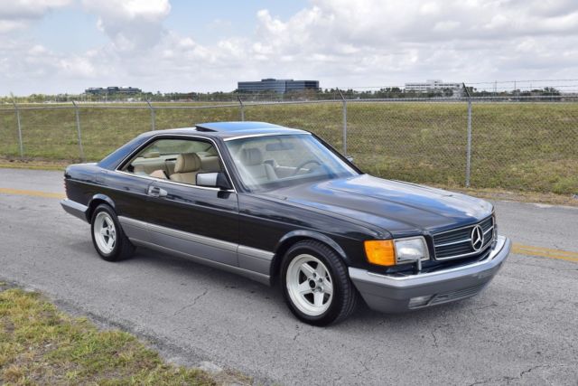 1987 Gray Mercedes-Benz 500-Series Coupe