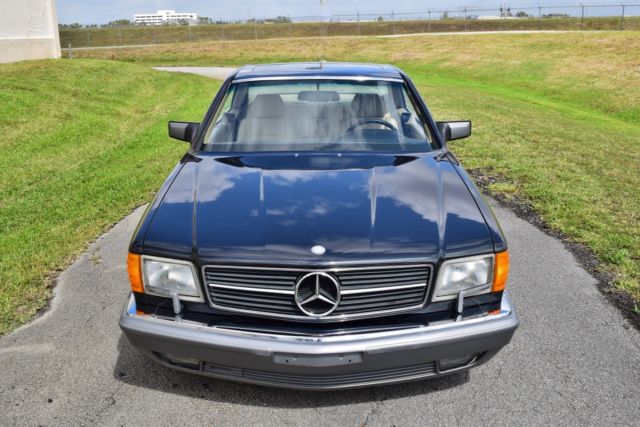 1987 Gray Mercedes-Benz 500-Series Coupe