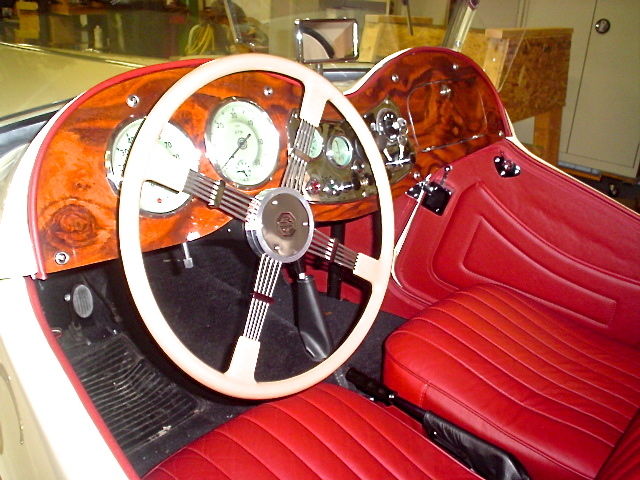 1953 MG White MG T-Series Convertible