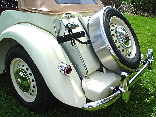 1953 MG White MG T-Series Convertible