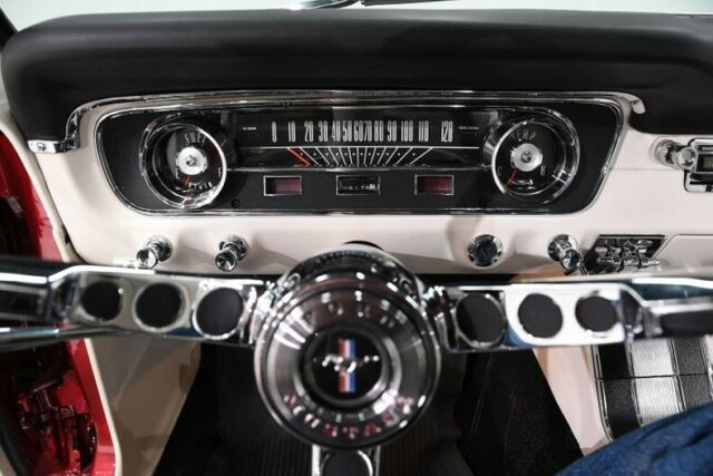 1965 Burgundy Ford Mustang Convertible