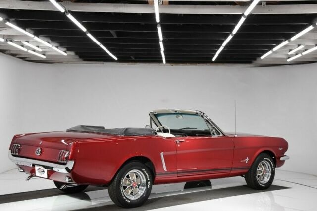 1965 Burgundy Ford Mustang Convertible