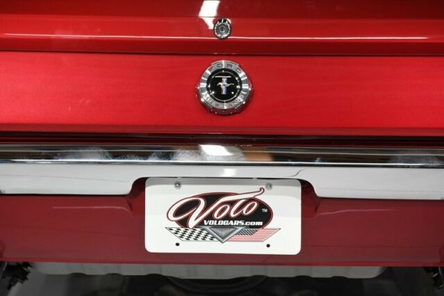 1965 Burgundy Ford Mustang Convertible