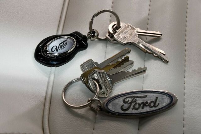 1965 Burgundy Ford Mustang Convertible