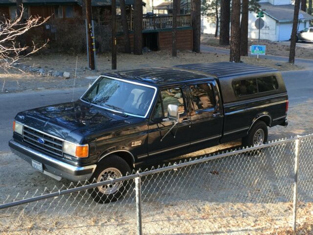 1989 Blue Ford F-350 Extended Cab Pickup