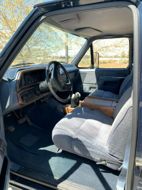 1989 Blue Ford F-350 Extended Cab Pickup