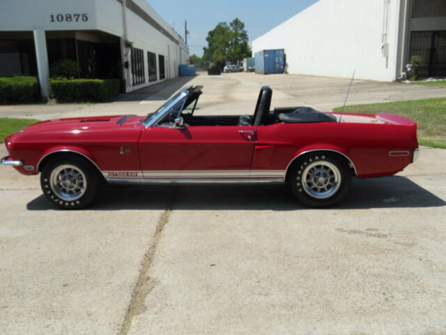 1968 Red Ford Mustang Convertible